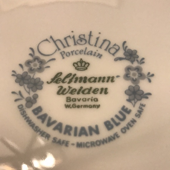 Seltmann Weiden 10 1/2” dinner plate set of 4 plates GUC Germany - Picture 4 of 6